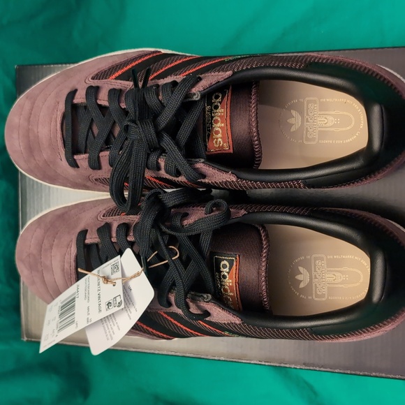 Adidas Busenitz Vintage Shoe Size 10.5  Brown Black Orange NWT - Picture 8 of 10